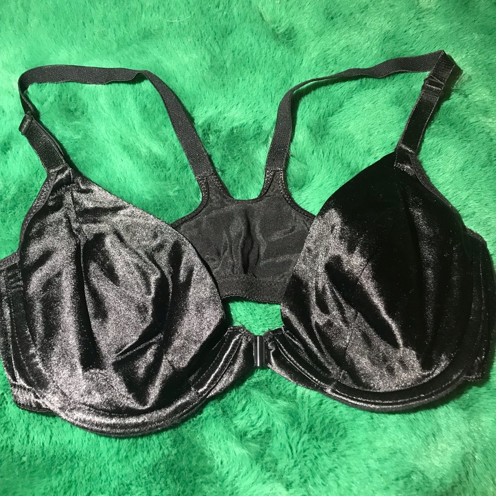 Victoria secret silk black racerback bra